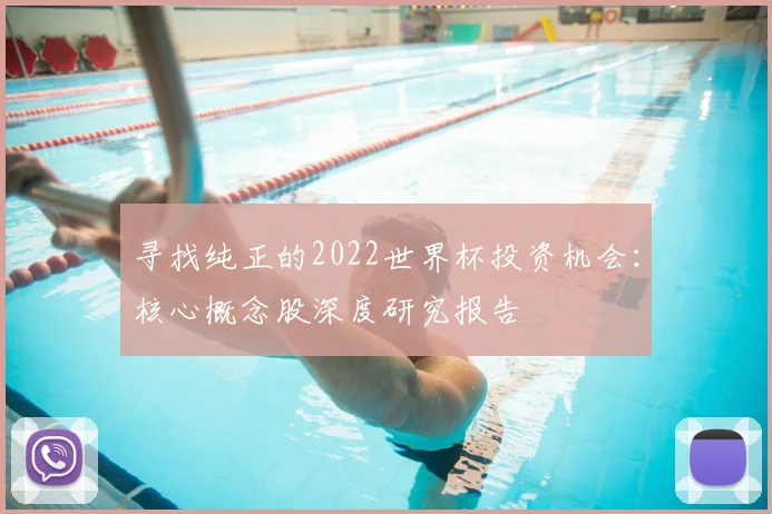 寻找纯正的2022世界杯投资机会:核心概念股深度研究报告